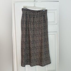 Leopard print skirt